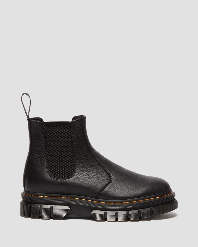 Dr Martens Rikard Lunar Læder Ankelstøvler Herre Sort | DK 446OKI